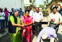 अमरैया में डामरीकरण, मेयर ने कहा विकास को बढ़ावा देने पर काम