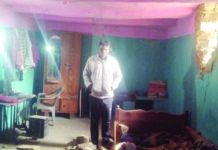 केंदई रेंज के फुलसर कोरबी में, हाथी ने मकान को तोड़ा