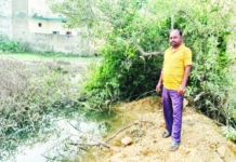 अमरैया रामनगर बायपास पर अवैध प्लाटिंग से जलजमाव, जीवित नाला मुश्किल में