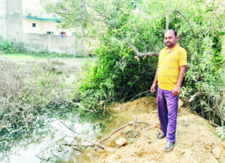 अमरैया रामनगर बायपास पर अवैध प्लाटिंग से जलजमाव, जीवित नाला मुश्किल में