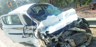 एनएच 130 में मोरगा के पास दो गाडिय़ों की भिड़ंत, दो की मौत