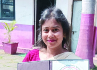 एबीयू की मेरिट सूची में सातवींं रैंक हासिल की निकिता ने