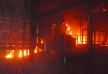 रतीजा पॉवर प्लांट में हाइड्रोलिक पाइप फटने से लगी आग