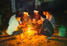 तापमान नीचे आने से बढ़ी ठिठुरन, बचाव पर ध्यान