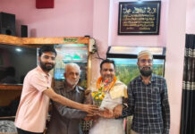 आरबी के निवास पर पहुंचे सलीम राज