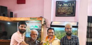 आरबी के निवास पर पहुंचे सलीम राज