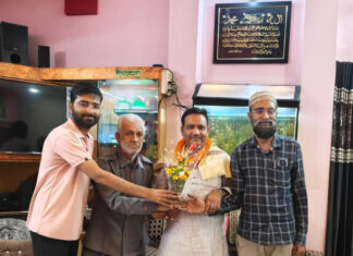 आरबी के निवास पर पहुंचे सलीम राज