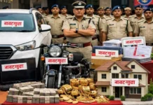 रायपुर पुलिस ने गांजा तस्कर राकेश वर्मा की 1.5 करोड़ की अचल संपत्ति की जप्त