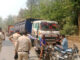 बाधक बने कई मालवाहकों पर 283 की कार्रवाई की पुलिस ने