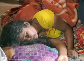 पीट-पीट कर पत्नी को मार डाला,पति हिरासत में