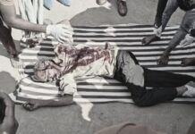 पिता के खून से रंगे बेटी के हाथ, हसिया से काट डाला