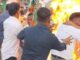 सारंगढ़ में प्रदर्शन के दौरान बड़ा हादसा: पुतला दहन के वक्त आग की चपेट में आए युवा कांग्रेस जिलाध्यक्ष