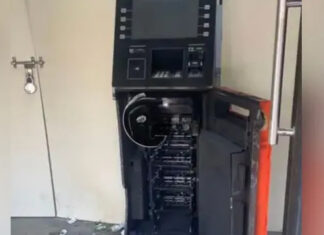 लुधियाना में शातिर चोरों ने गैस कटर से काटा एटीएम 7 लाख कैश लेकर हुए फरार