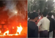 सिंगरौली में नाबालिग की हत्या पर भडक़ा जनाक्रोश थाने पर हमला, पेट्रोल बम फेंके, कार फूंकी