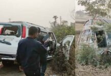 जांजगीर-चांपा में ट्रक और स्कॉर्पियो की टक्कर में 5 लोगों की मौत, मृतकों में सेना के दो जवान भी शामिल