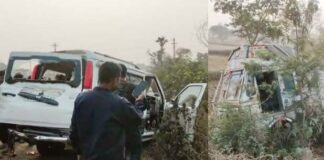 जांजगीर-चांपा में ट्रक और स्कॉर्पियो की टक्कर में 5 लोगों की मौत, मृतकों में सेना के दो जवान भी शामिल