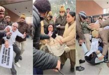 दिल्ली में टीएमसी सांसदों का गृह मंत्रालय के बाहर प्रदर्शन, हिरासत में महुआ मोइत्रा और डेरेक ओब्रायन