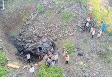 दिल्ली-मुंबई एक्सप्रेसवे पर दर्दनाक हादसा, रतलाम में बेकाबू कार खाई में गिरी, पांच लोगों की मौत