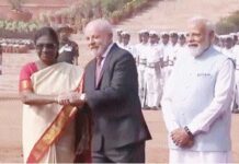 राष्ट्रपति भवन में लूला दा सिल्वा का औपचारिक स्वागत, पीएम के साथ होगी बैठक