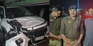 मथुरा में बड़ा हादसा: पानी की टंकी से टकराकर गोवर्धन ड्रेन में गिरी कार, तीन भाइयों समेत 4 की मौत